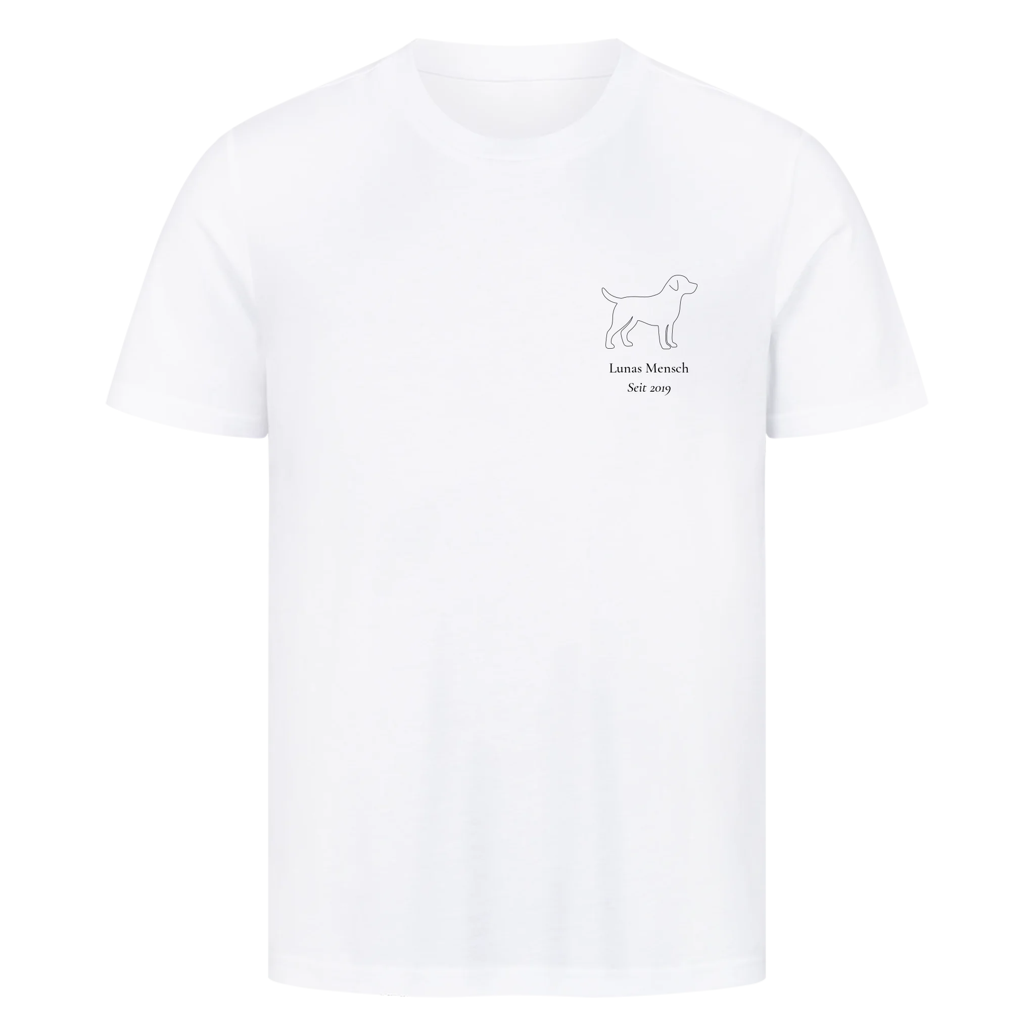 Hunde Mensch – T-Shirt, Hoodie und Sweatshirt mit Namen