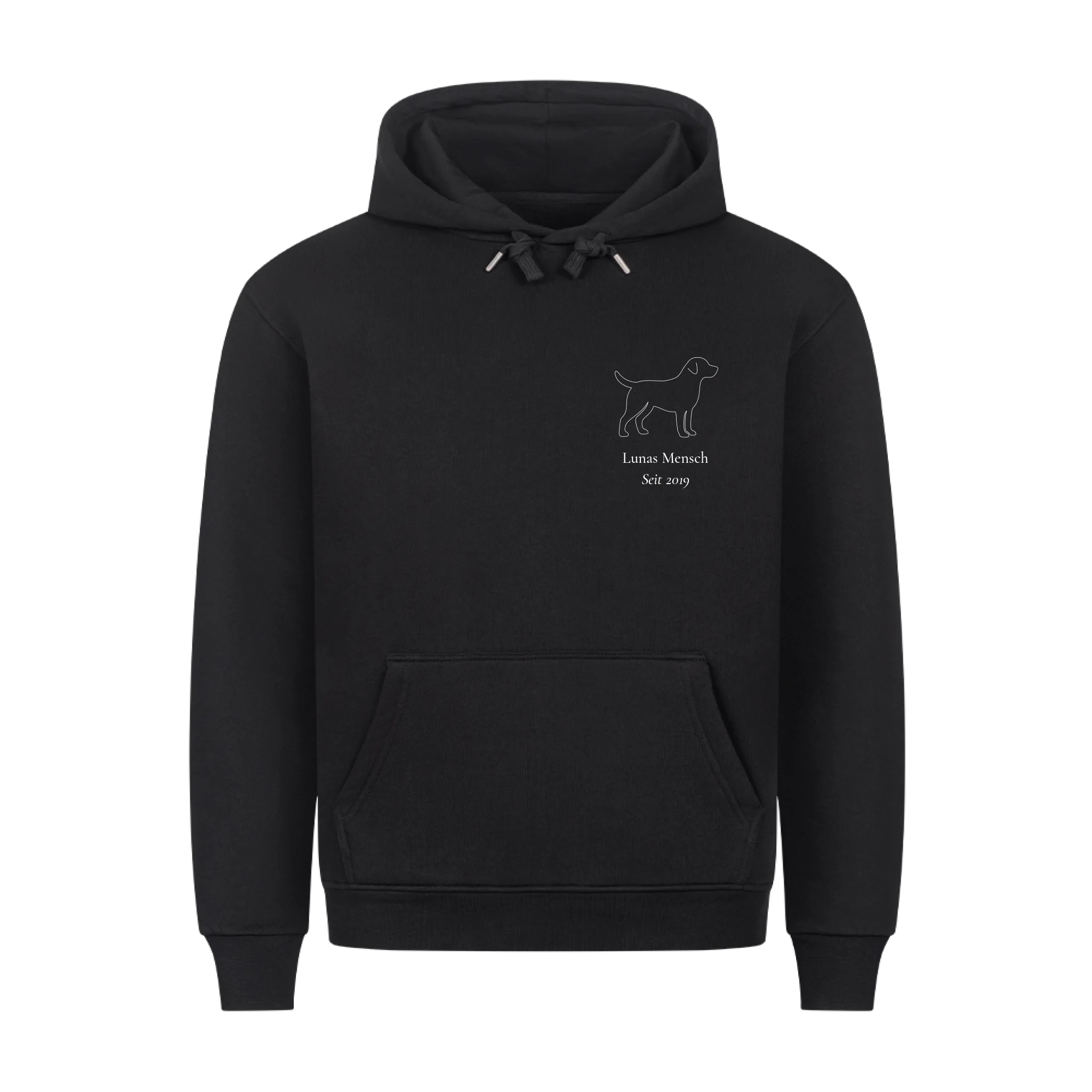 Hunde Mensch – T-Shirt, Hoodie und Sweatshirt mit Namen