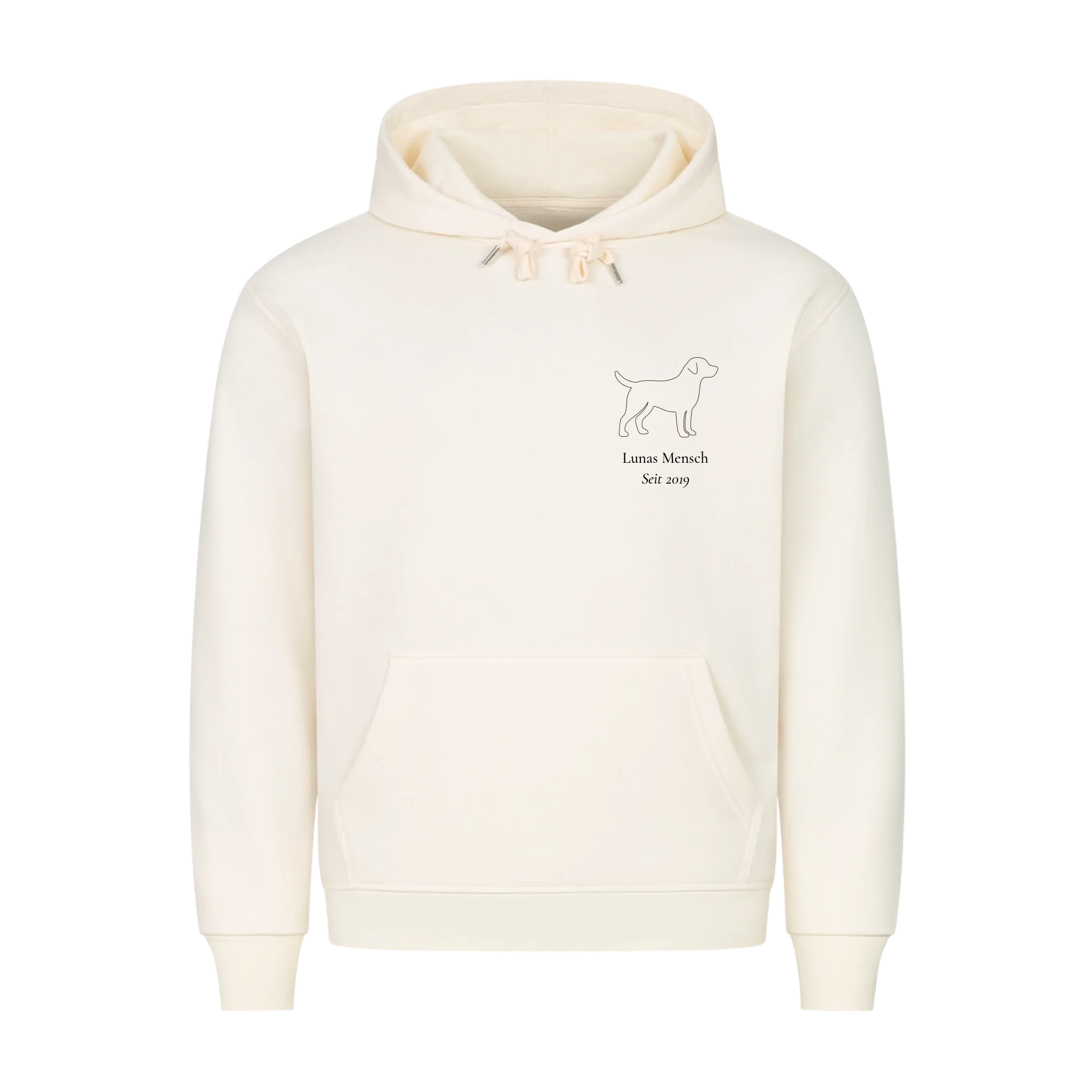 Hunde Mensch – T-Shirt, Hoodie und Sweatshirt mit Namen