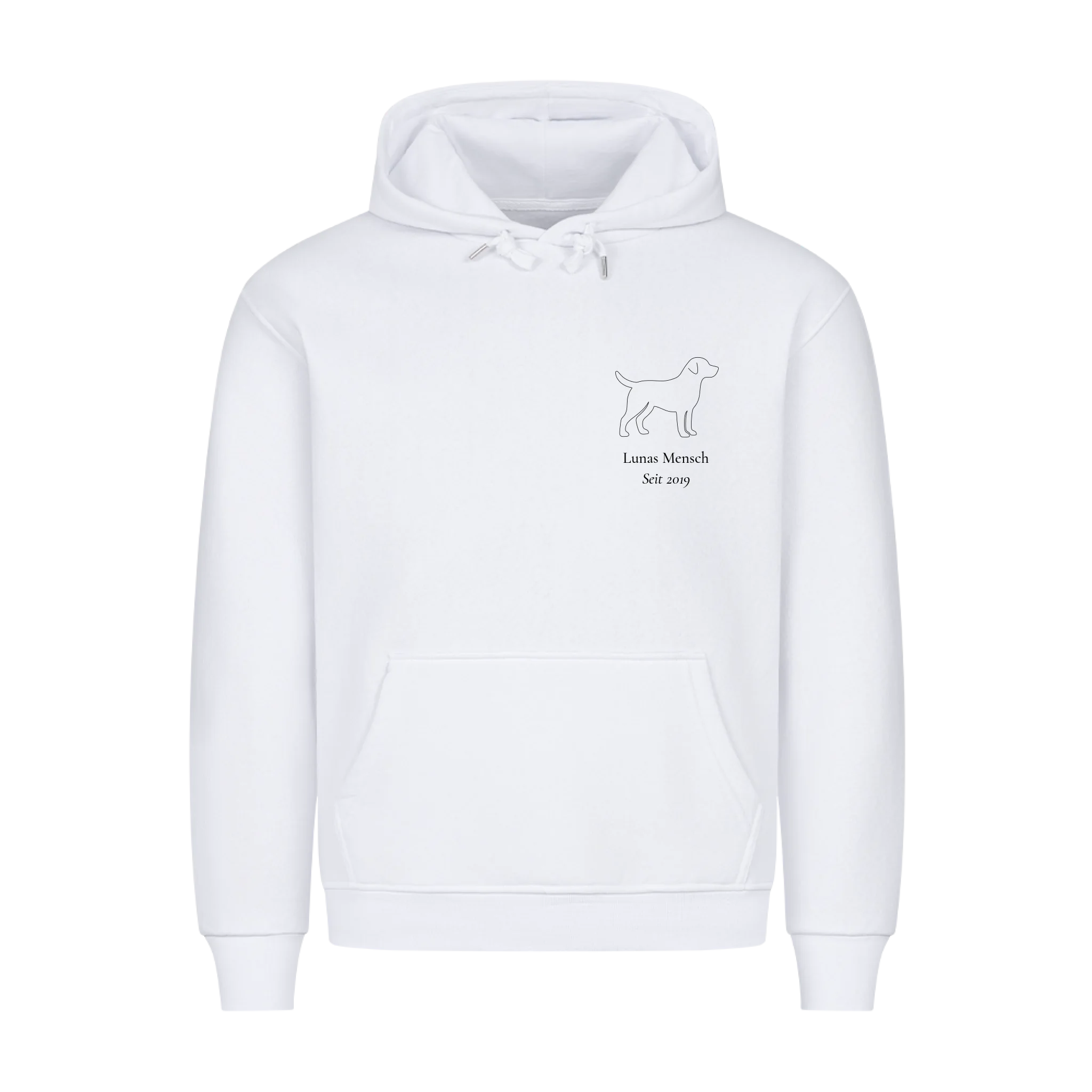 Hunde Mensch – T-Shirt, Hoodie und Sweatshirt mit Namen