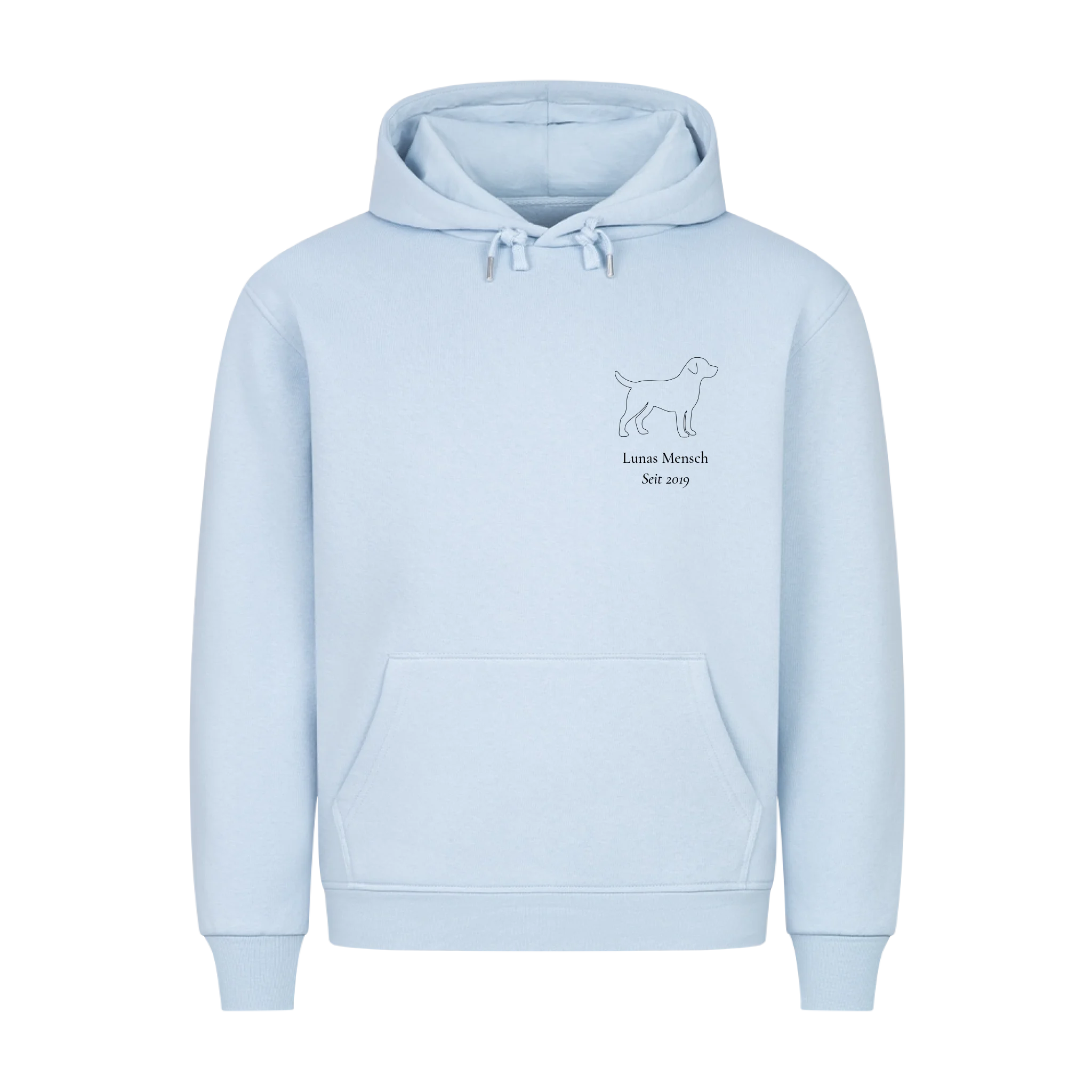 Hunde Mensch – T-Shirt, Hoodie und Sweatshirt mit Namen