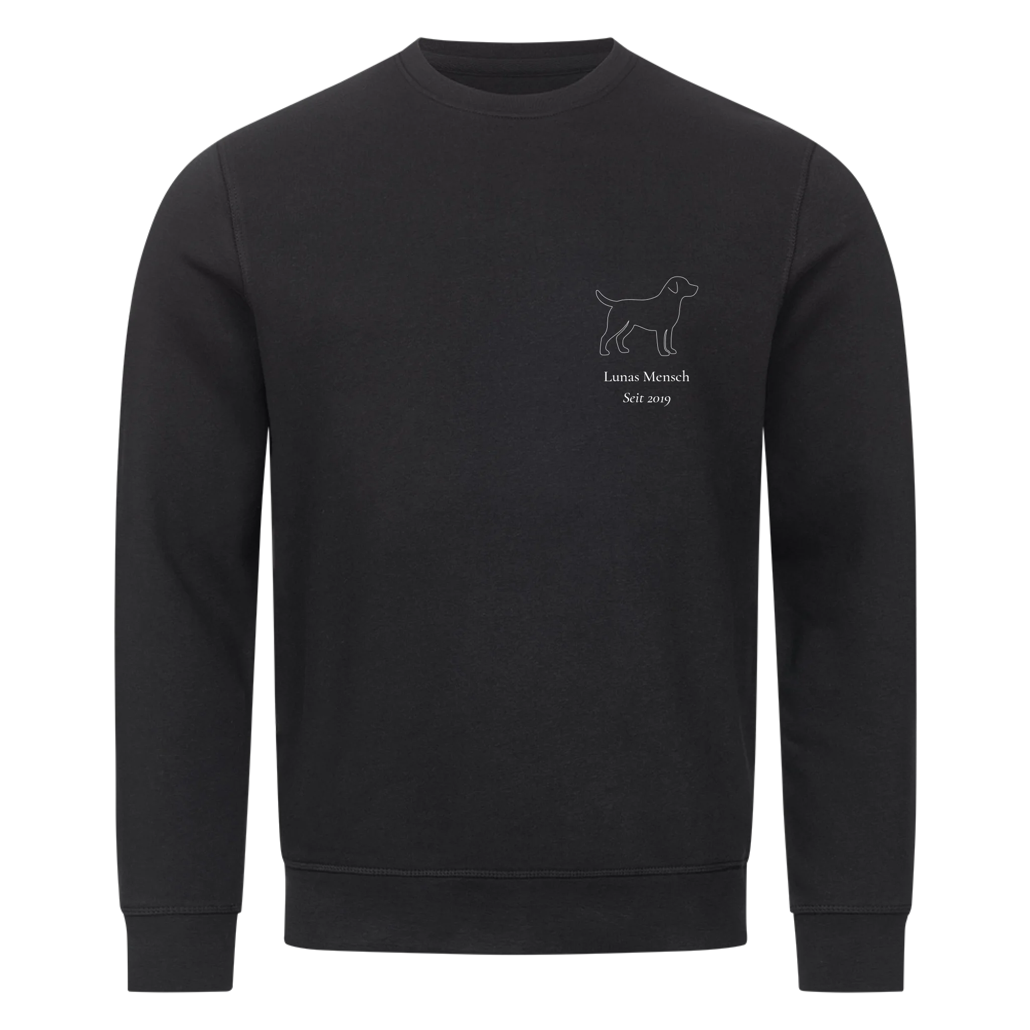Hunde Mensch – T-Shirt, Hoodie und Sweatshirt mit Namen