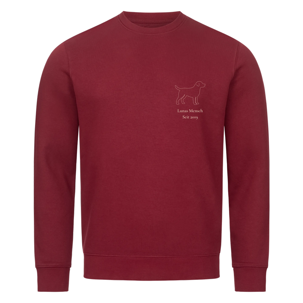 Hunde Mensch – T-Shirt, Hoodie und Sweatshirt mit Namen
