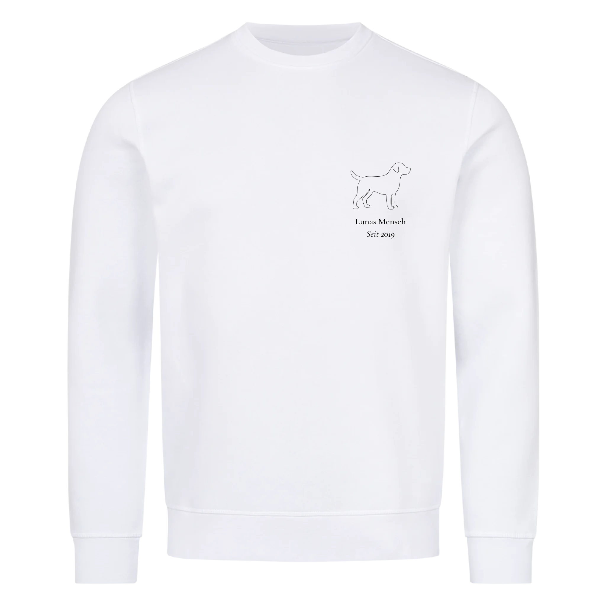 Hunde Mensch – T-Shirt, Hoodie und Sweatshirt mit Namen